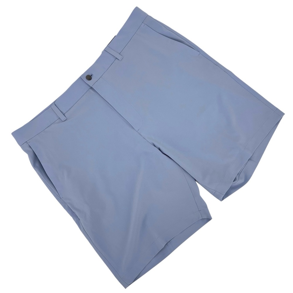 Callaway NWT Chambry Blue Opti-Dri UPF 50 Sun Protection Flat Front Shorts, 38W